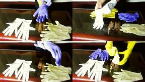 Glove Obsession Trying Different Gloves on My Hands