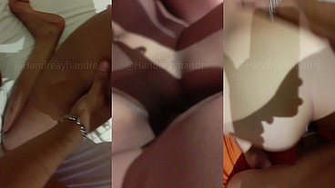 Mi esposa invita unicornio para un trio MHM y las hago venirse mojando la cama