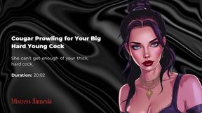 Cougar Prowling for Your Big Hard Young Cock