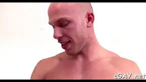 Muscular Hunks Engage in Racy Bareback Anal Banging – Hardcore Gay Sex Scene