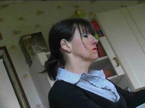 Mistress Christine gets her feet licked