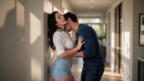 big-bootied milf has sex with her lover at her husband s house while he s away - ai-generated content