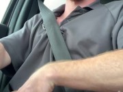 Ginger stud explodes cum shot into mouth , and spits it out