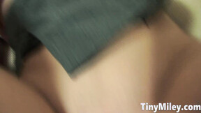 Tiny Miles Fingering Closeup