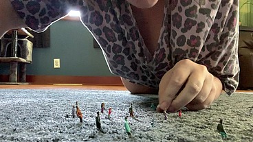 Foot crush, butt crush, and some vore!