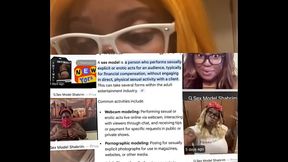 Sex Model Shabrim With A Message!