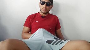 Intense Masturbation with Sunglasses