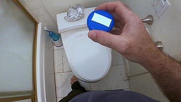 Helping stepson to get a sperm sample with my ass and pussy