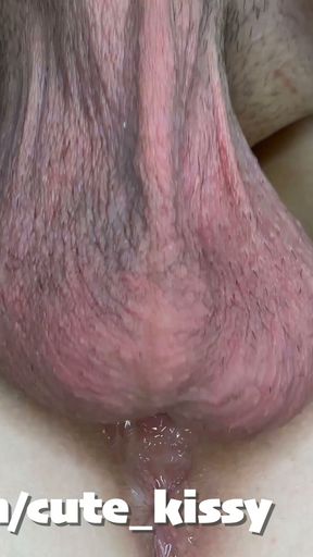 He thought that he pulled out, but he creampied her tight pussy!   Clip 2