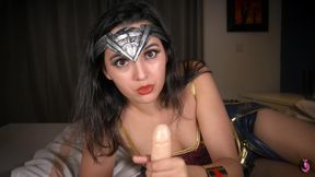 Wonder Woman Prisoner Handjob