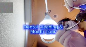 Dental Assistant Luna gives you a dental cleaning and since you did a good job I provide you a mouth tour of my mouth and give a dental history🧤🦷🪥