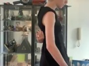 Cute Elf Fem Boy Strips out of dress and Jerks off