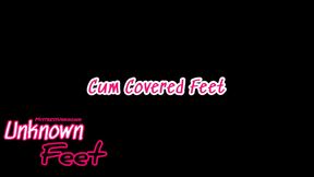 Cum Covered Feet