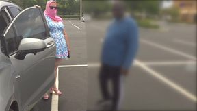 Busty mature mature has enormous fat ass fucked in car