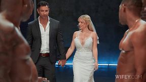 Wife Danielle Renae presented with BBC gangbang from cuckold hubby