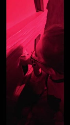 Dirty Ruth sucking a nice stranger cock in the Gloryhole