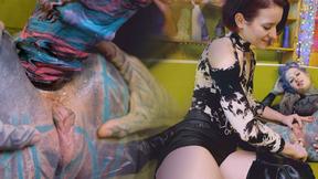 ”Hard Assfucking Play With Big Toys - 0% Snatch”