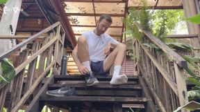 Come here clean my feet - Feet Vini foot size 15