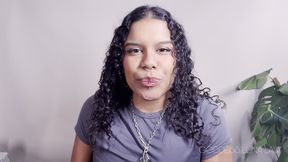 Chastity Check - Ebony Femdom POV