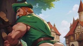horny and naughty king organizes an intense gay orgy in his kingdom