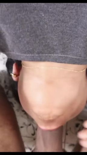 I give my cameraman a delicious blowjob!   Clip 1