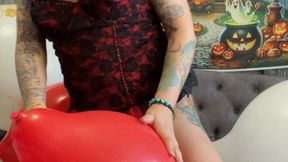 Sexy Looner blow pop more red balloons