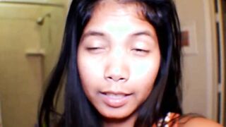 eastern thai 19 year old Heather Deep having fun roller coaster and gives fellatio deep throat throat pie drink