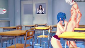 Xenovia Quarta gets caught sucking dick - HS DXD NTR Madness 13