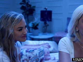 VIXENPLUS Voluptuous besties Skye And Blake succumb to craving
