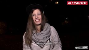 LETSDOEIT - Big Tits German Teen Vanda Angel Stop By And Fucks On The Bus With Jason Steel