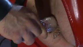 Bdsm Poor Young Homo In Shiny Catsuit Fastened And Poked