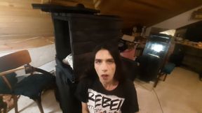 Trapped in Crate - Machine Throat Fuck