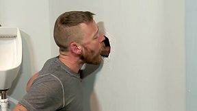 Damian Taylor and Hoytt Walker have fun in glory hole room