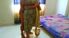 Stepson Enters MILF Stepmom's Room at Noon, Ties Her Hands &amp; D... Fucks From Behind, Roughly Cum Behind