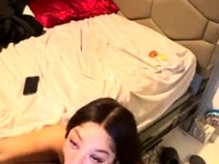 Wockesha Homemade Blowjob In Sexy Lingerie