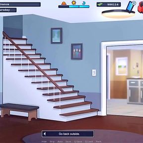 Summertime saga:  stepson jerks off thinking about his stepmom ep 48
