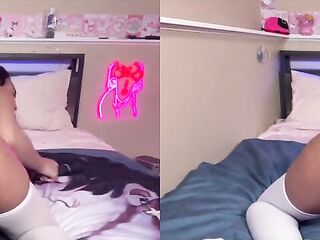 KhloeSweet CG 1st Anal Adventure with Bang Machine