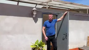 Hardcore Antenna Technician Gets Drenched in Cum – Steamy Gay Fuck Session