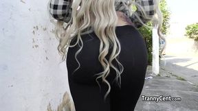 Dude rimmed and fucked massive tranny ass