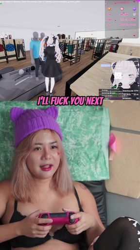 The mannequin has a dildo