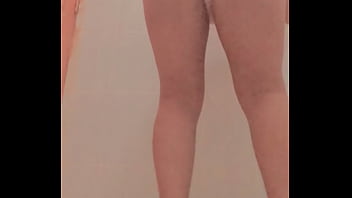 Shemale showing his ass and anal Part1