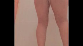 Shemale showing his ass and anal Part1