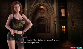 [Gameplay] The Genesis Order (by NLT) - Triple masturbation with a horny teen and ...