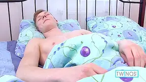 Skinny College Boy Angel Jerks Off And Cums All Over His Pale Chest!