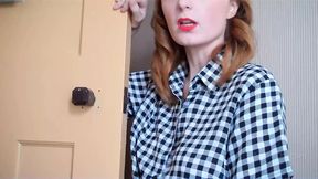 Watch me empty my load into this redhead&rsquo;s mouth