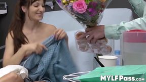 Busty MILF Lexi Luna plays with her natural tits and toys herself