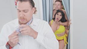 ”BRAZZERS Tokyo Lynn & her fiancé are getting ready to go out but she wants other big dick”