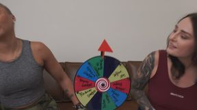 Spin The Wheel Wedgie Roulette Starring Kendra Allure & Cruel Jewel