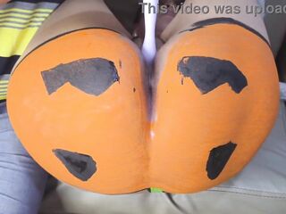 mother I'd like to fuck stepmom craves me to permeate her pumpkin on Halloween