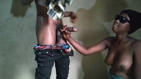 Teen blowjob step brother'_s dick at home